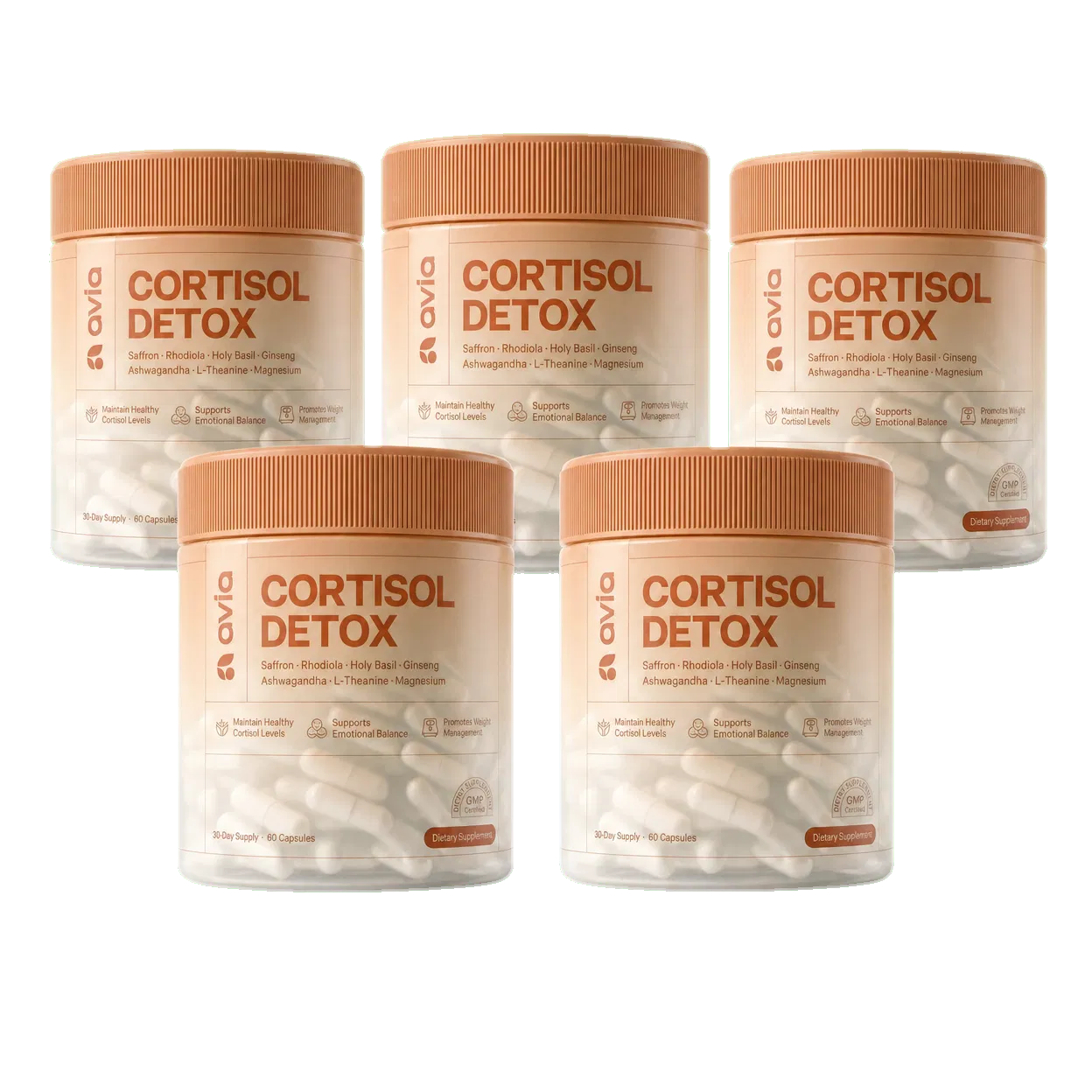 Avia Cortisol Detox - Buy 3 Get 2 Free