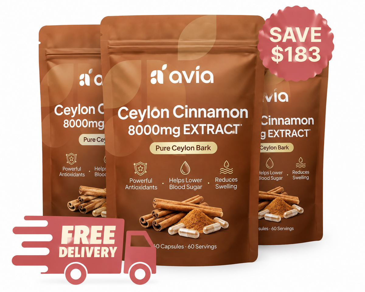 2x Ceylon Cinnamon 8000mg Extract - Special Offer